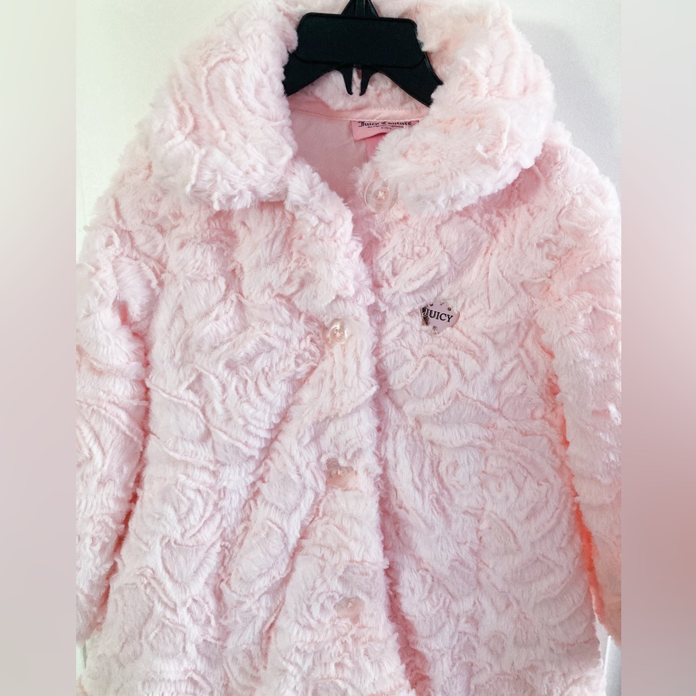 ππ NEW Juicy Couture Toddler Fur Coat ππ - Picture 2 of 7